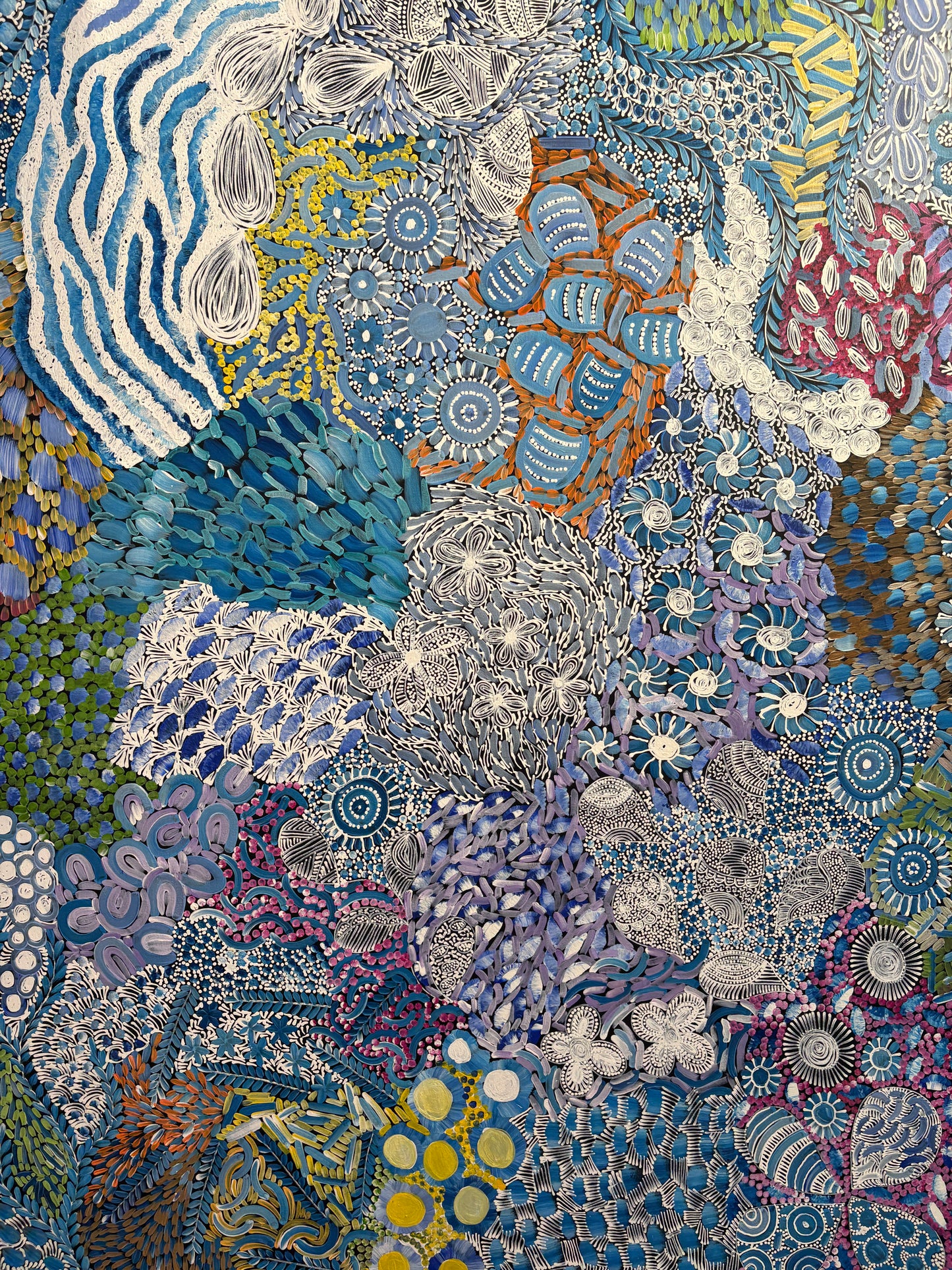 Karen Bird Ngale "My Country” 5 Metre Panoramic Masterpiece