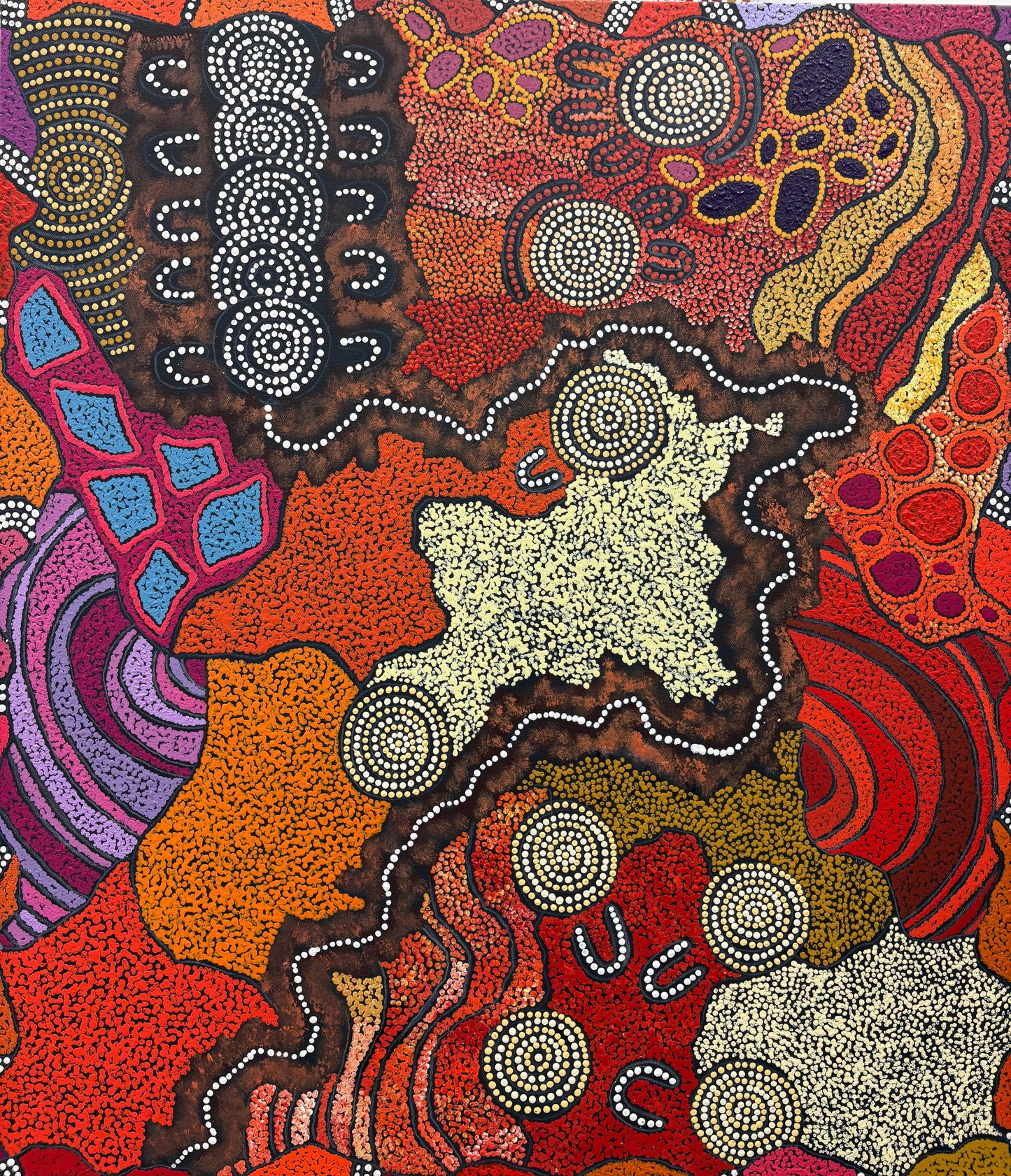 Damien and Yilpi Marks “My Country”