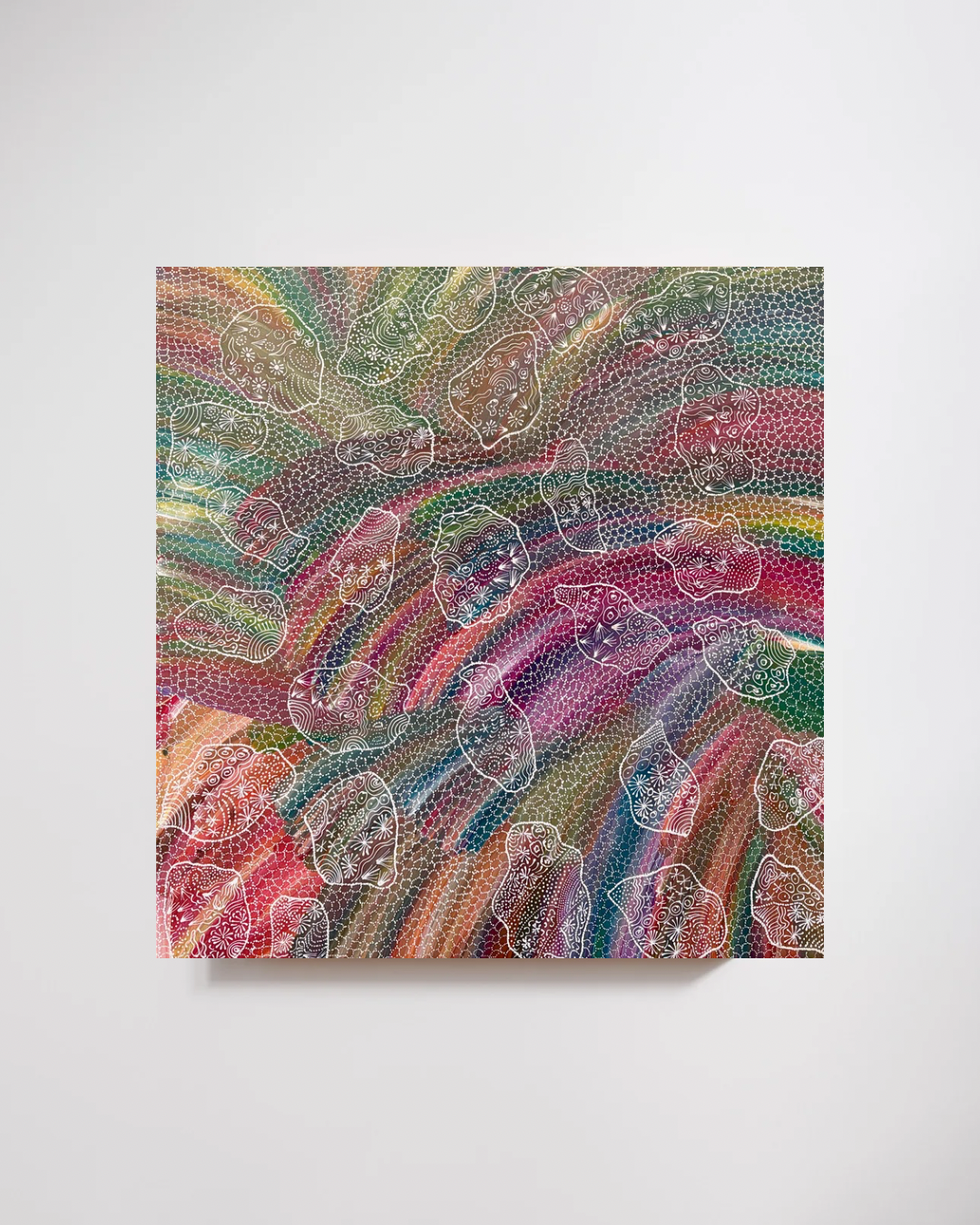 Jedda Purvis Kngwarreye "Bush Yam Dreaming”