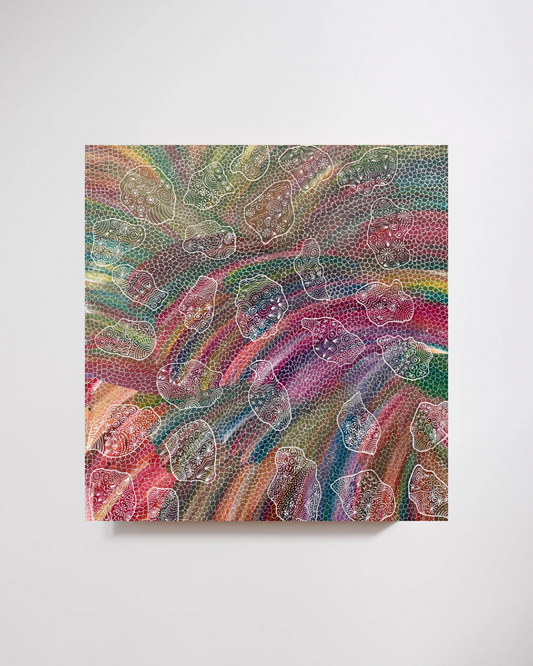 Jedda Purvis Kngwarreye "Bush Yam Dreaming”