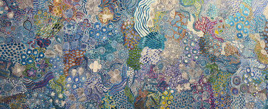 Karen Bird Ngale "My Country” 5 Metre Panoramic Masterpiece