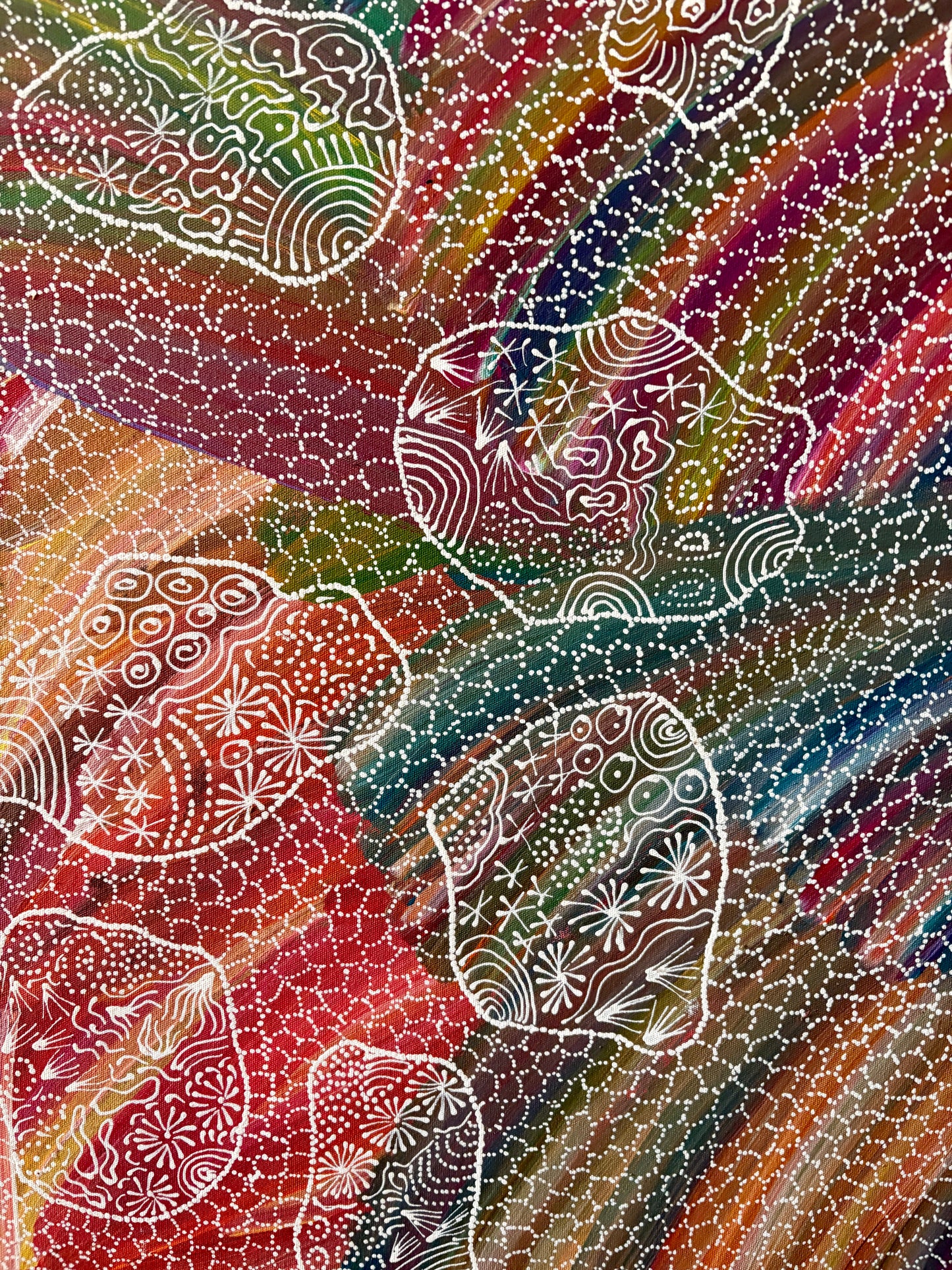 Jedda Purvis Kngwarreye "Bush Yam Dreaming”